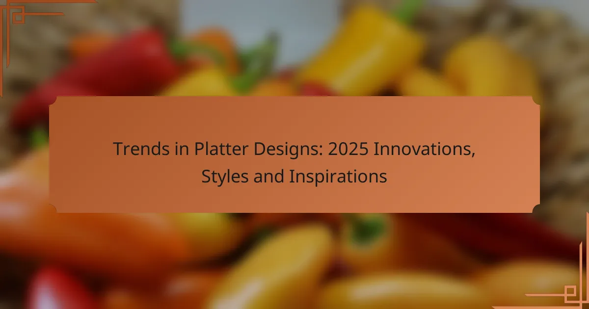 Trends in Platter Designs: 2025 Innovations, Styles and Inspirations